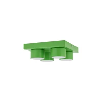 BRIX 4xGX53 ceiling light – green square block design - Image 3