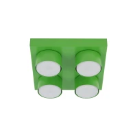 BRIX 4xGX53 ceiling light – green square block design - Image 6