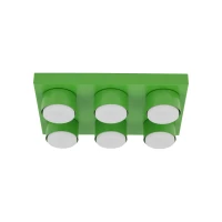 BRIX ceiling fixture 35x23 cm – green, 6xGX53 - Image 7