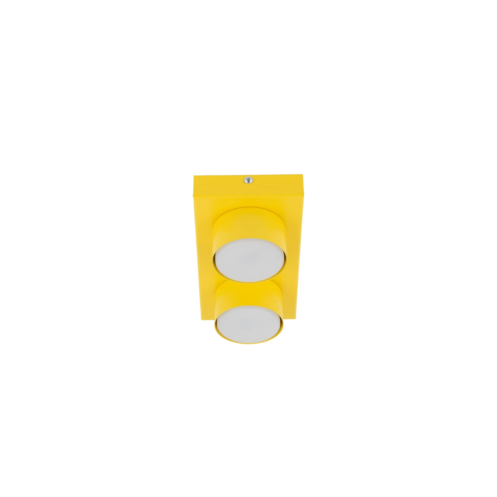 BRIX ceiling fixture 23x11.5 cm – yellow, 2xGX53