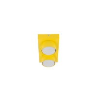 BRIX ceiling fixture 23x11.5 cm – yellow, 2xGX53 - Image 5