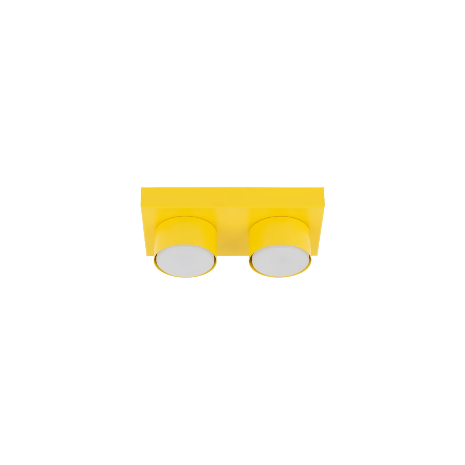 BRIX ceiling fixture 23x11.5 cm – yellow, 2xGX53