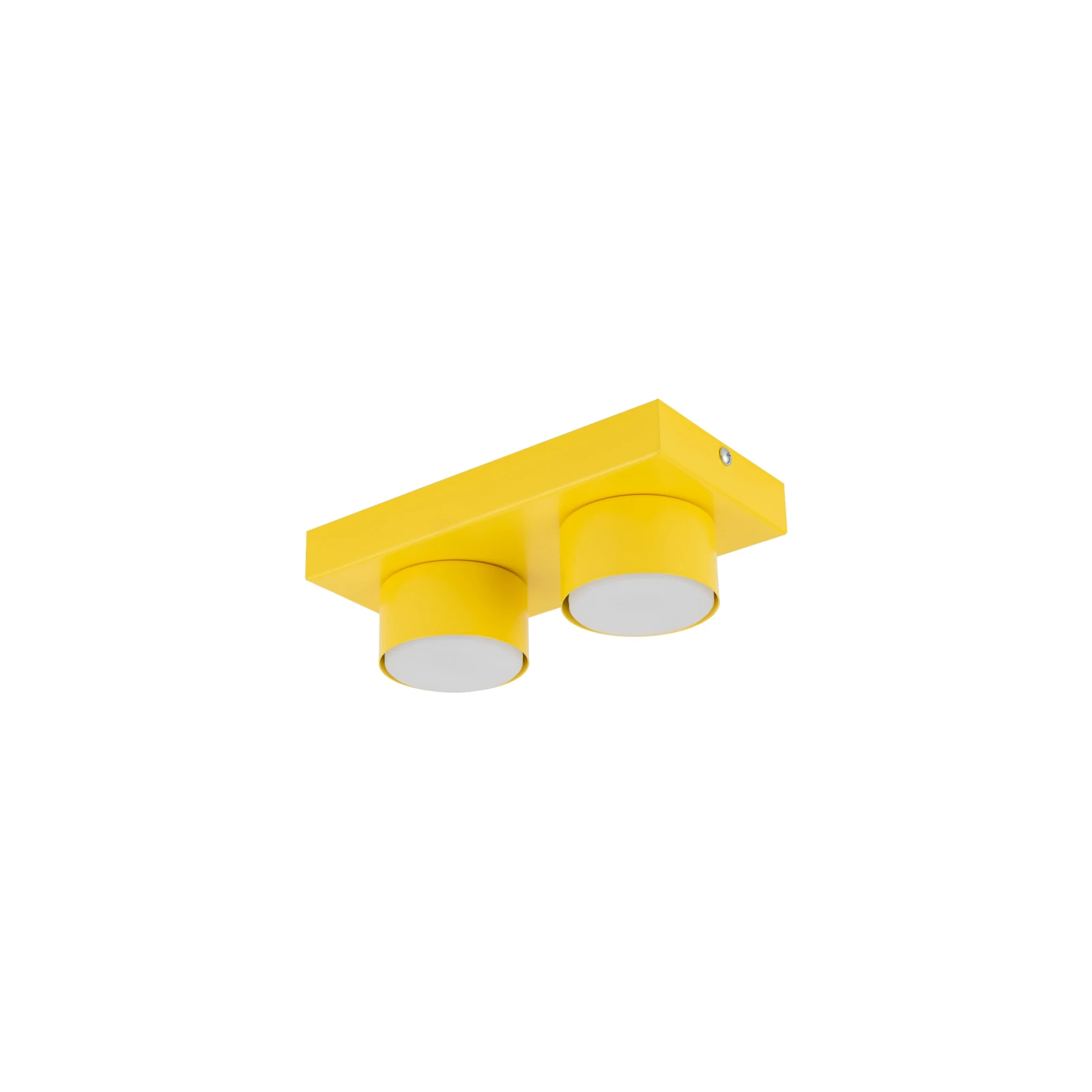 BRIX ceiling fixture 23x11.5 cm – yellow, 2xGX53