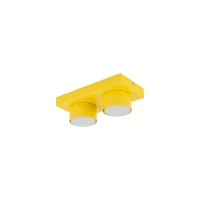 BRIX ceiling fixture 23x11.5 cm – yellow, 2xGX53 - Image 1