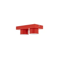BRIX ceiling fixture 23x11.5 cm – red, 2xGX53 - Image 4
