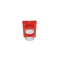 BRIX ceiling fixture 23x11.5 cm – red, 2xGX53 - Image 8