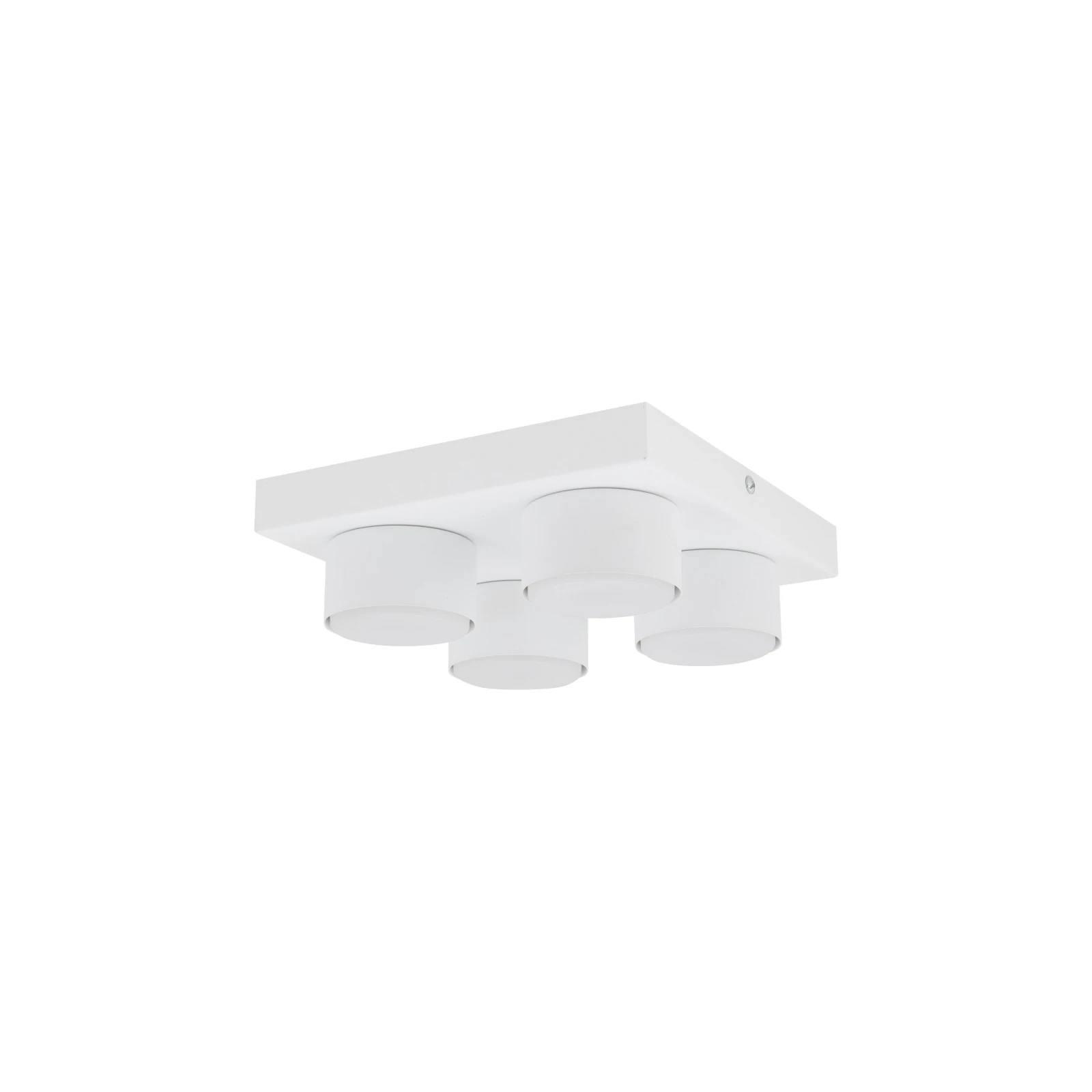 BRIX ceiling light 4xGX53 – square, white, modern block-inspired design