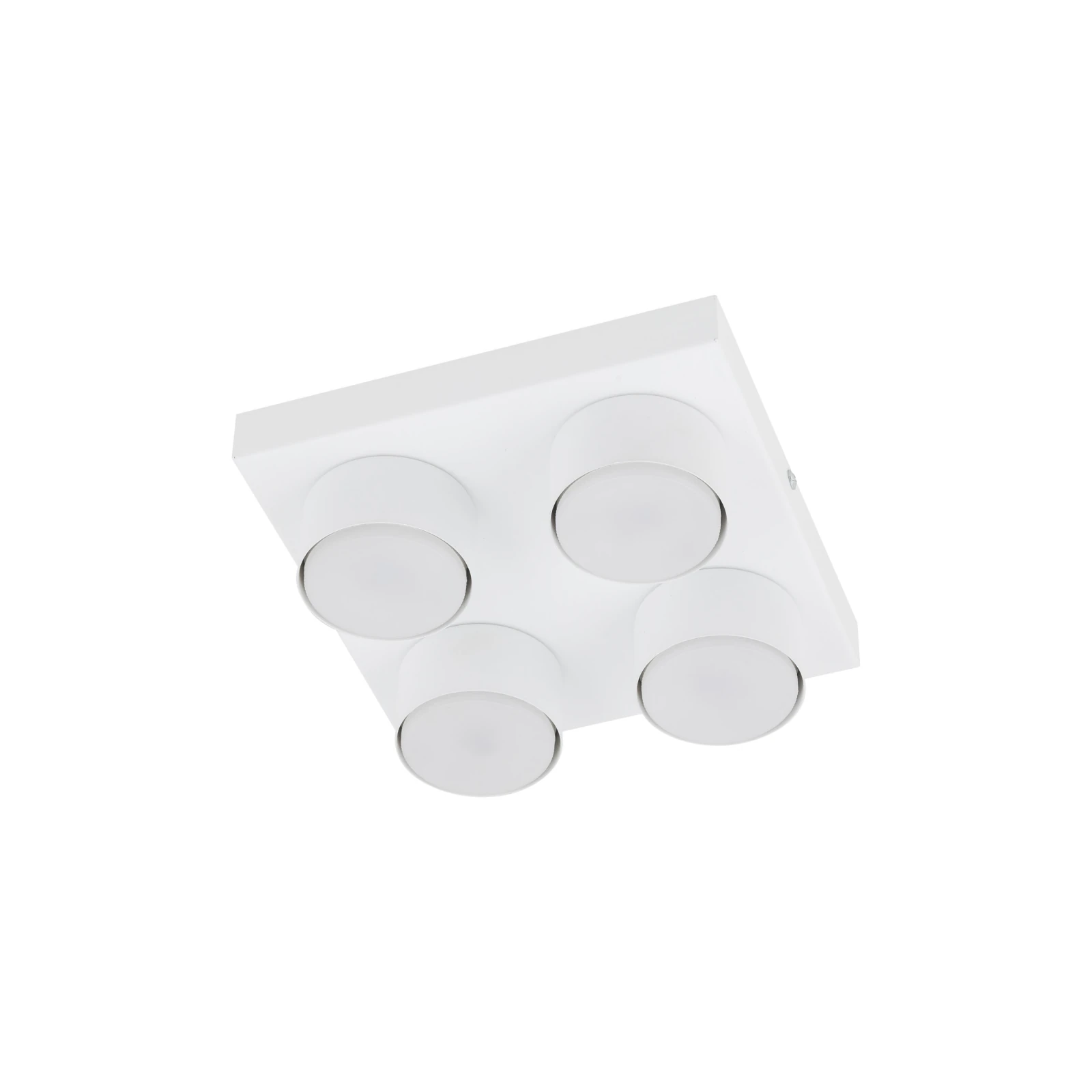 BRIX ceiling light 4xGX53 – square, white, modern block-inspired design
