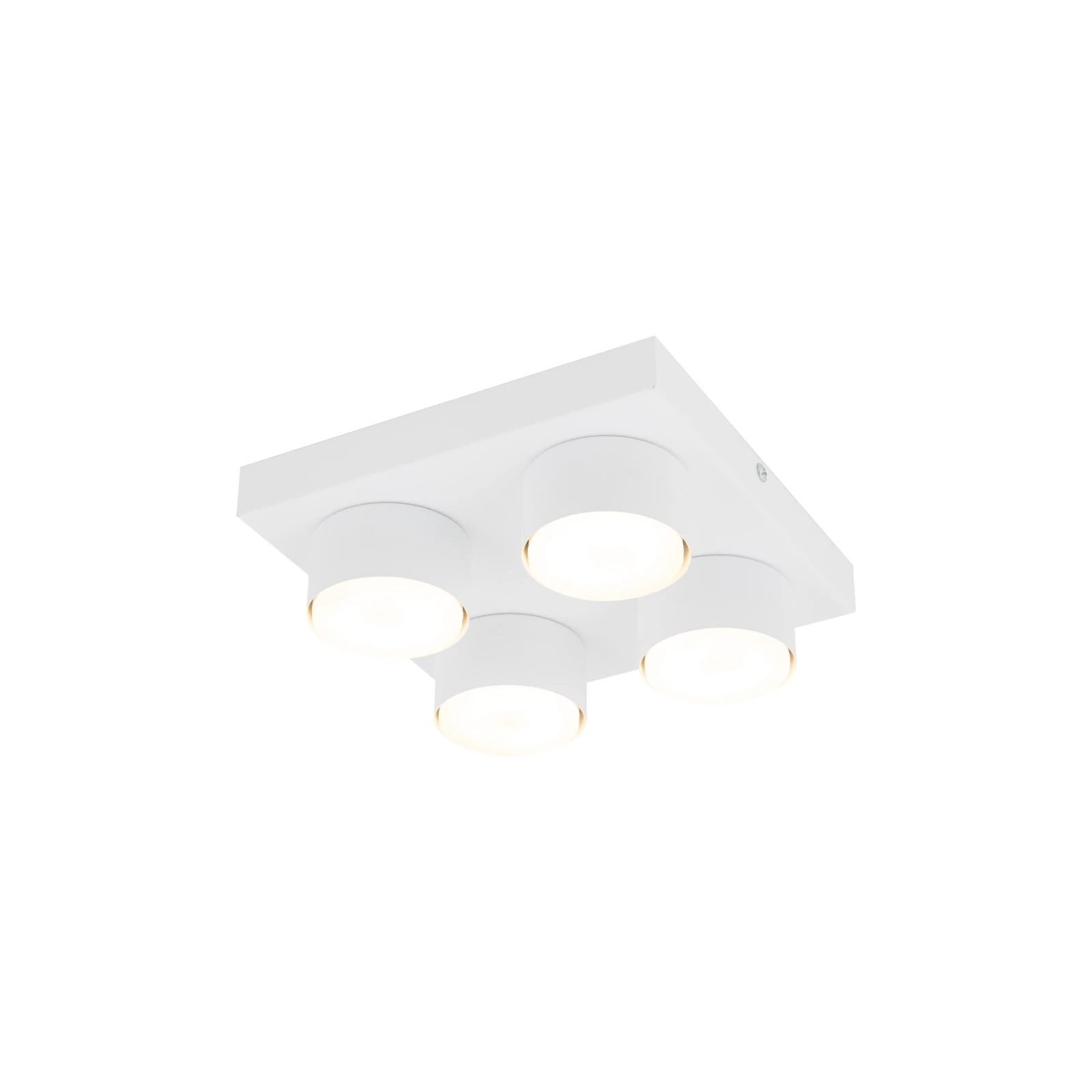 BRIX ceiling light 4xGX53 – square, white, modern block-inspired design