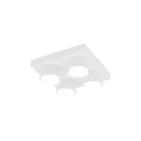 BRIX ceiling light 4xGX53 – square, white, modern block-inspired design - Image 5