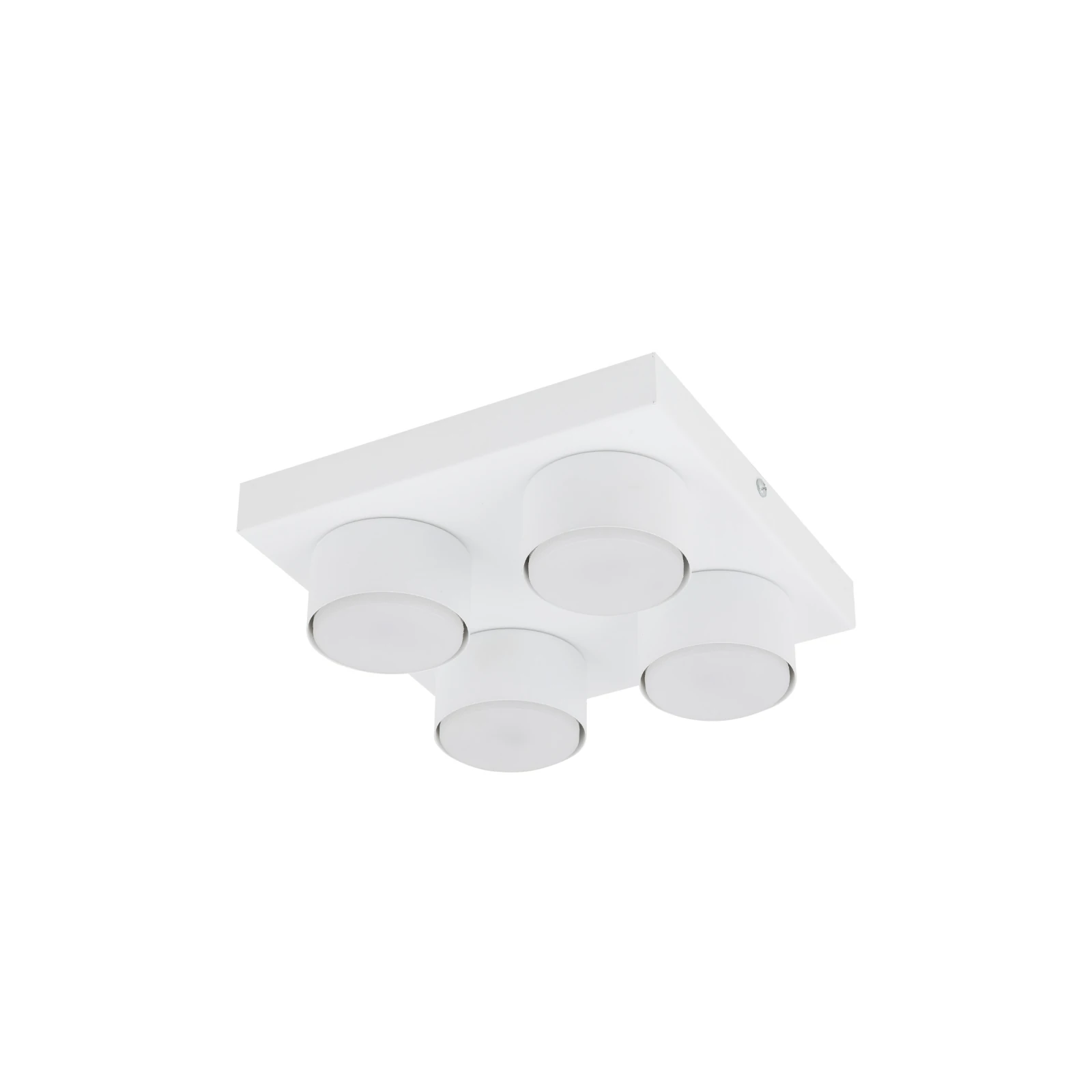 BRIX ceiling light 4xGX53 – square, white, modern block-inspired design