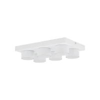 BRIX ceiling light 6xGX53 – rectangular, white, wider light coverage - Image 3