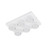 BRIX ceiling light 6xGX53 – rectangular, white, wider light coverage - Image 4