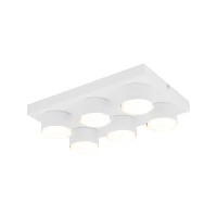 BRIX ceiling light 6xGX53 – rectangular, white, wider light coverage - Image 5