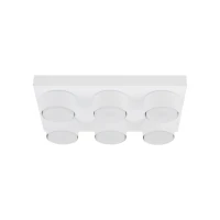 BRIX ceiling light 6xGX53 – rectangular, white, wider light coverage - Image 8