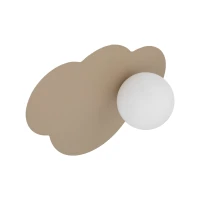 Wall light 8 W – cloud shape, beige-brown, G9 - Image 3