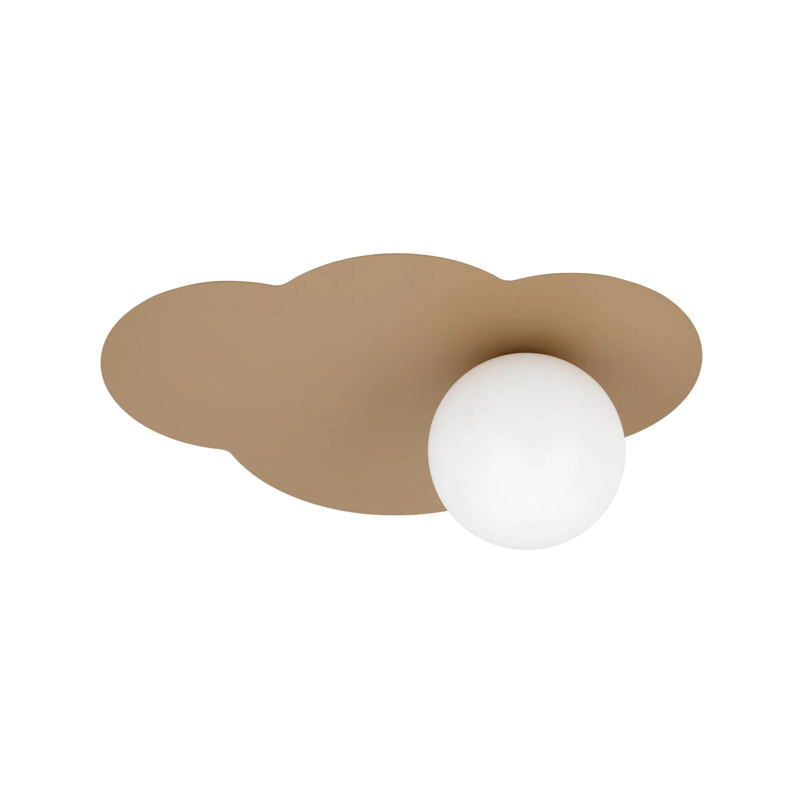 Wall light 8 W – cloud shape, beige-brown, G9