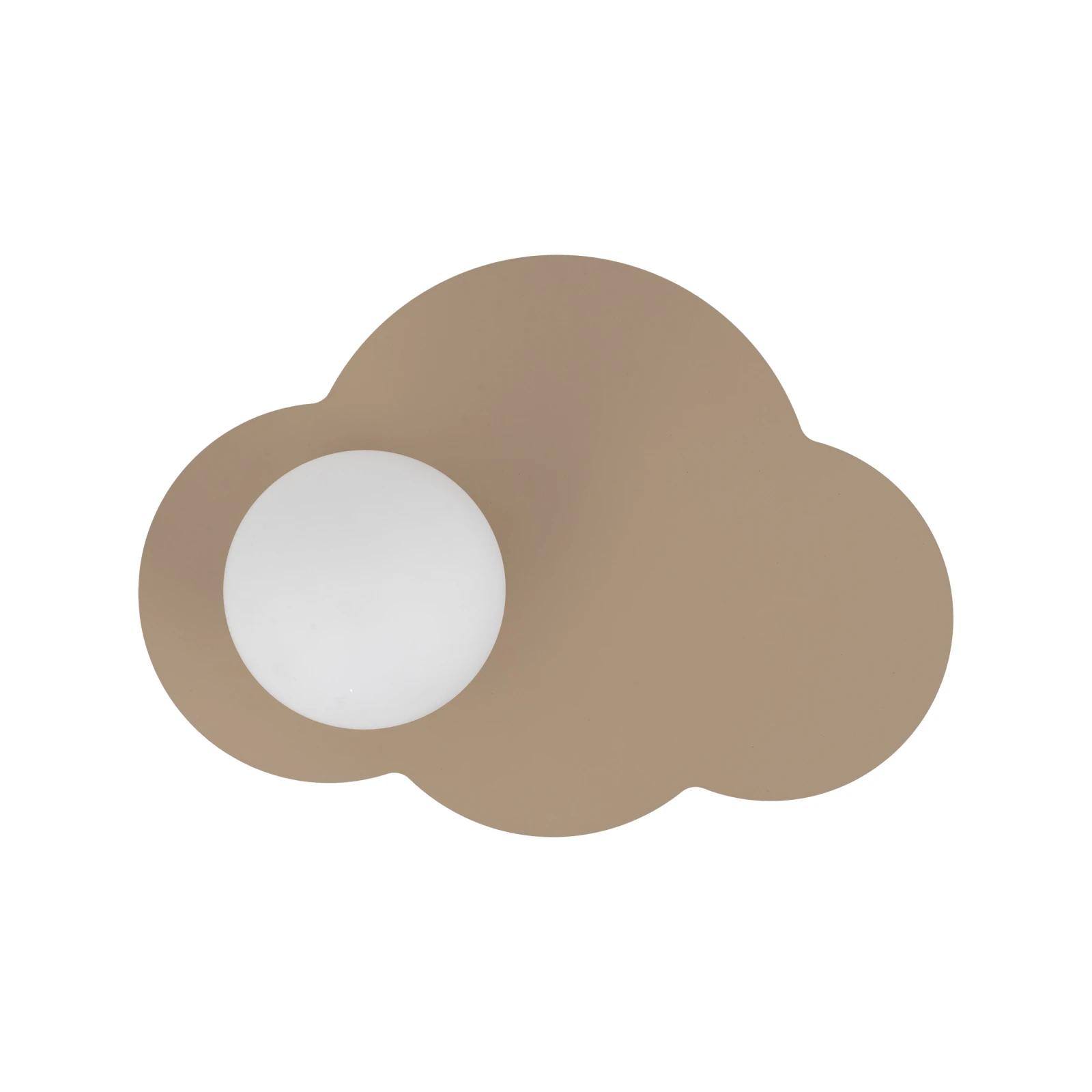 Wall light 8 W – cloud shape, beige-brown, G9