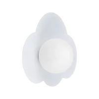 Wall light 8 W – cloud shape, white, with switch - Image 3