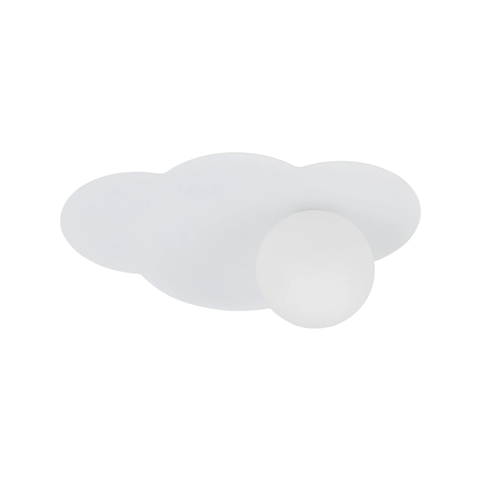Wall light 8 W – cloud shape, white, with switch