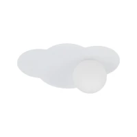 Wall light 8 W – cloud shape, white, with switch - Image 6