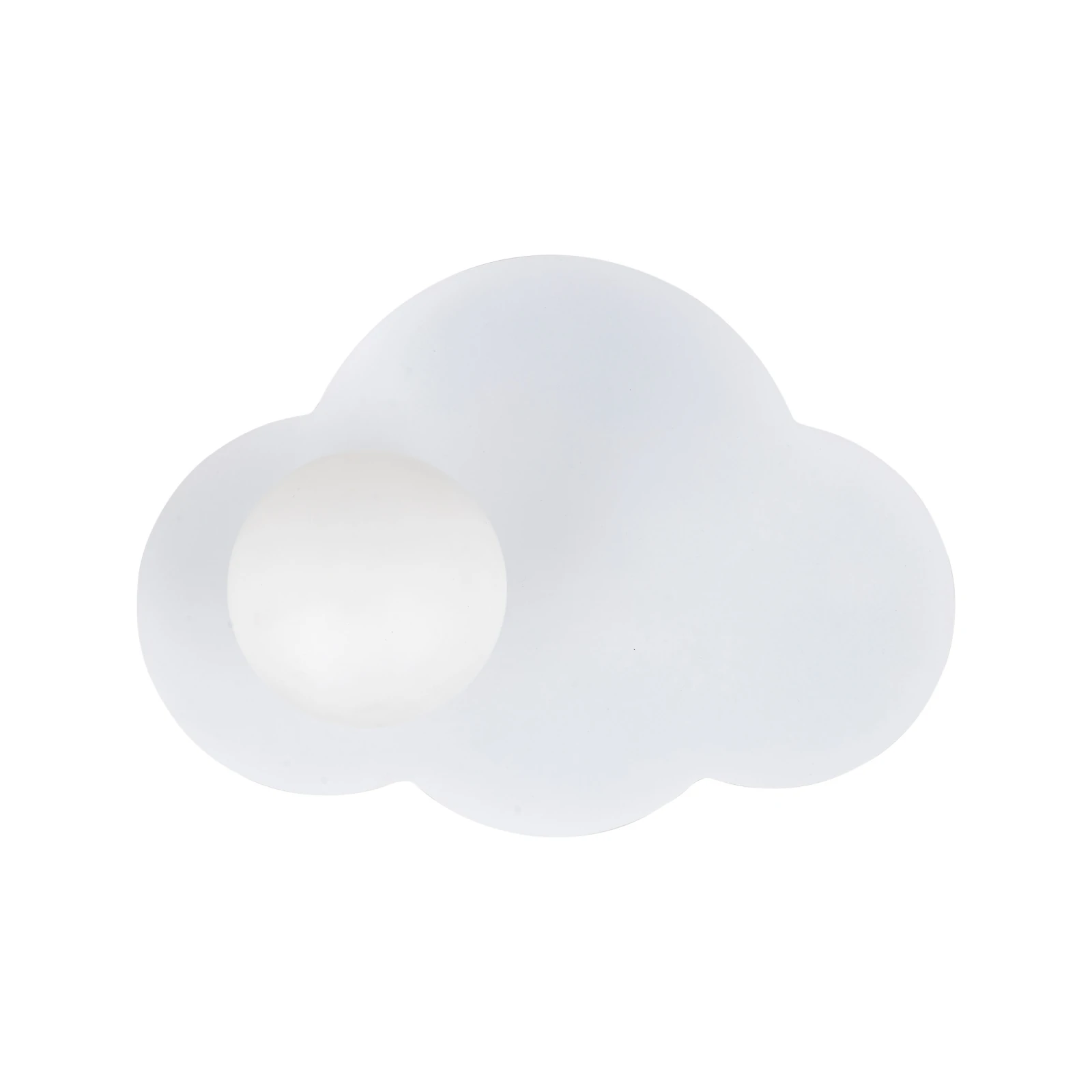 Wall light 8 W – cloud shape, white, with switch