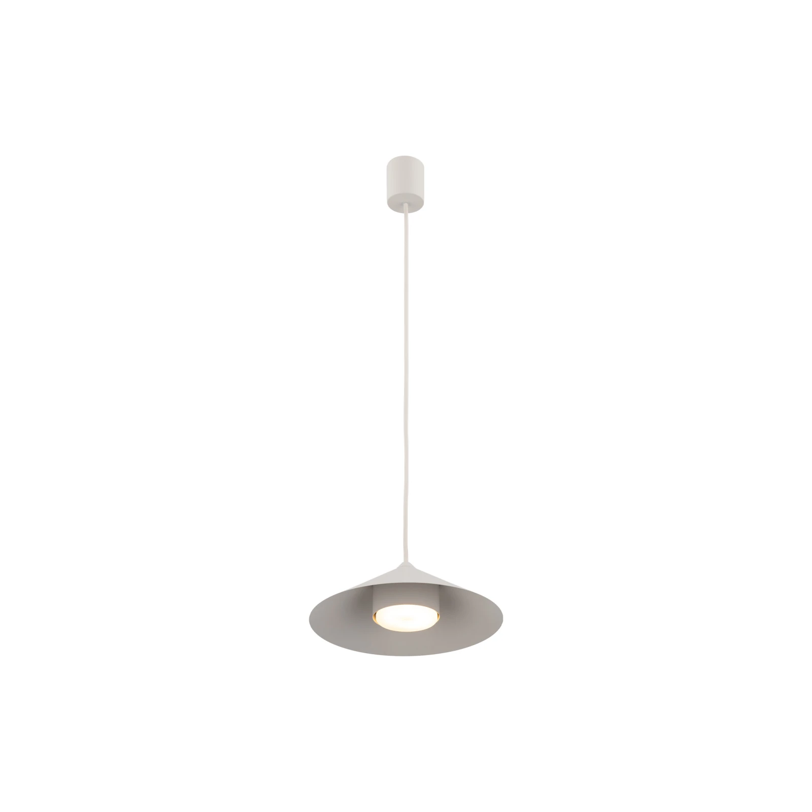 Pendant light 11 W – cone shape, cashmere grey, GX53