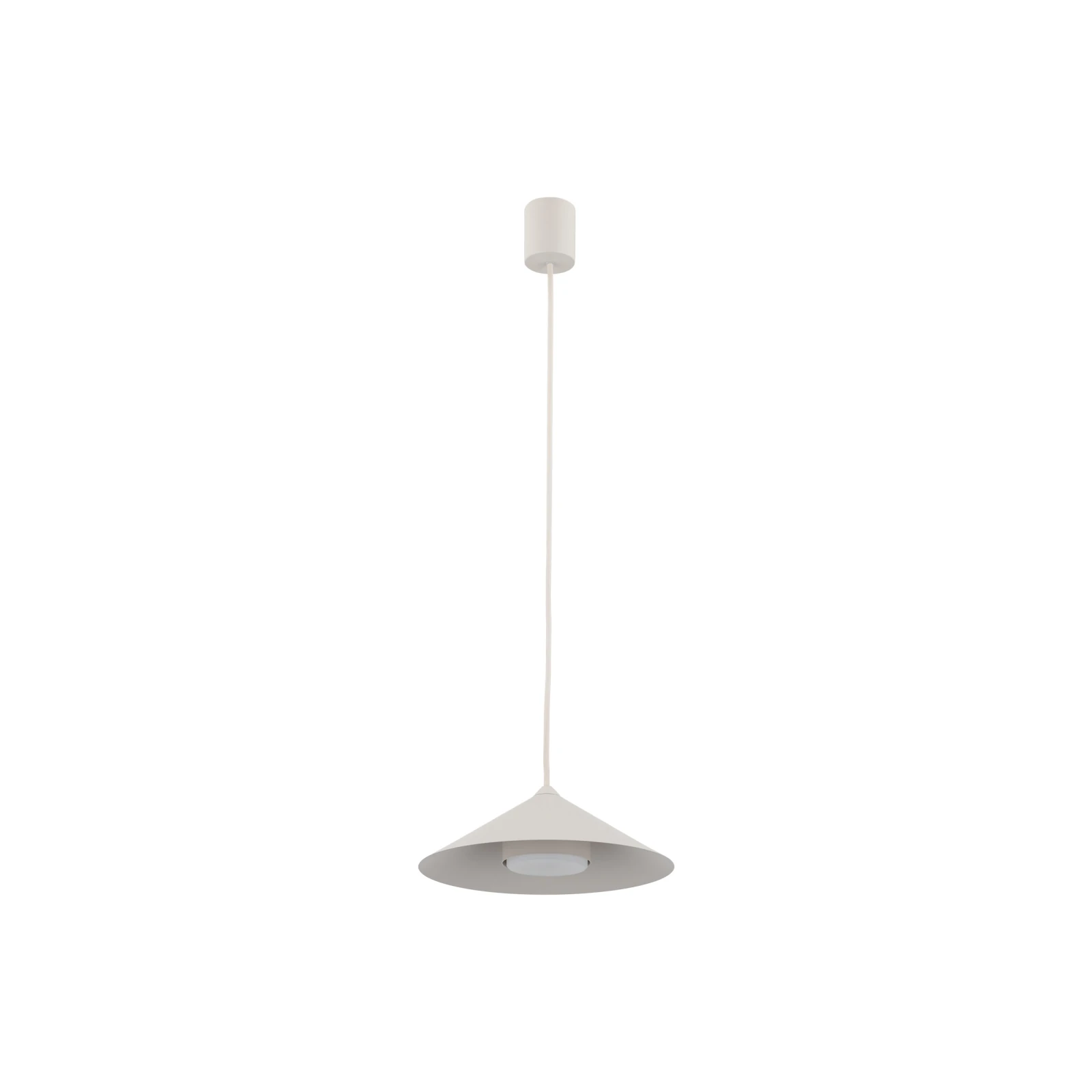 Pendant light 11 W – cone shape, cashmere grey, GX53