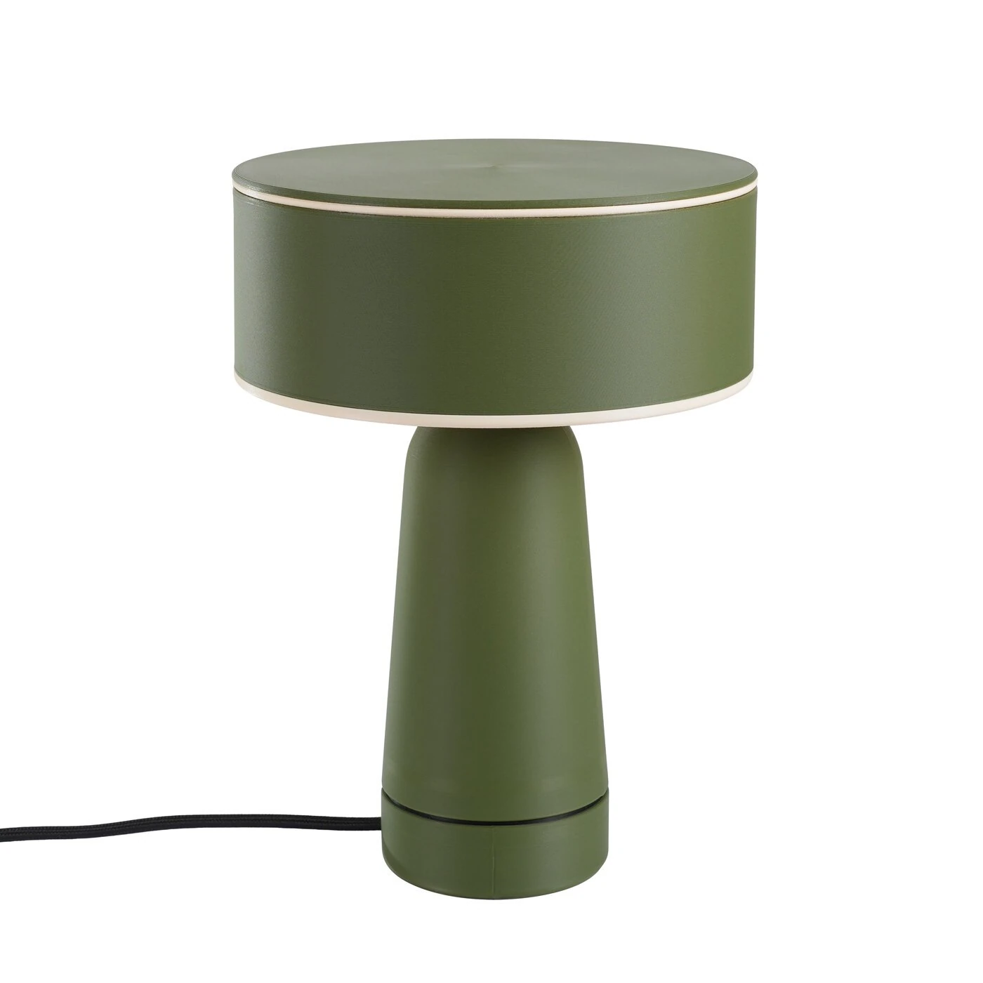 Stalinis šviestuvas 20 cm – apvalus, alyvuogių žalias, G9