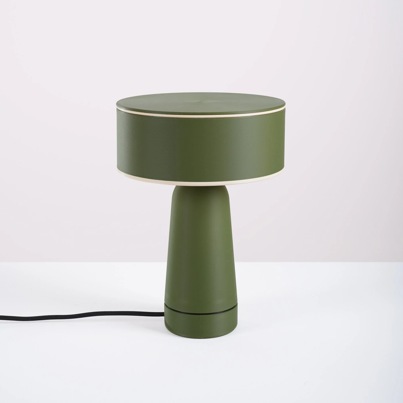 Stalinis šviestuvas 20 cm – apvalus, alyvuogių žalias, G9