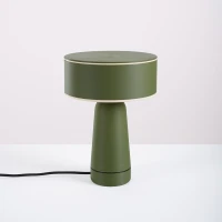 Stalinis šviestuvas 20 cm – apvalus, alyvuogių žalias, G9 - Nuotrauka 3