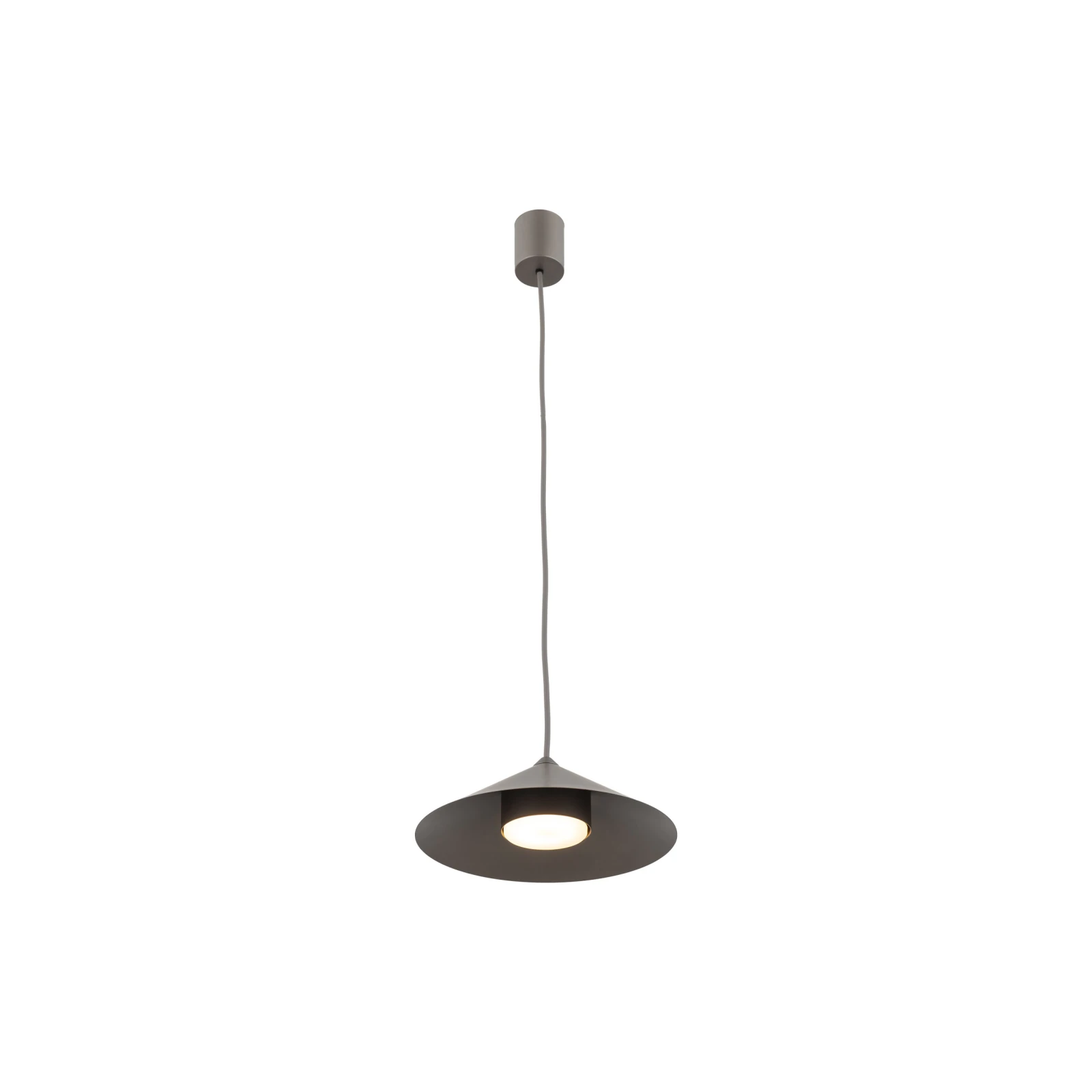 Pendant light S 11 W – conical, warm brown, GX53 socket