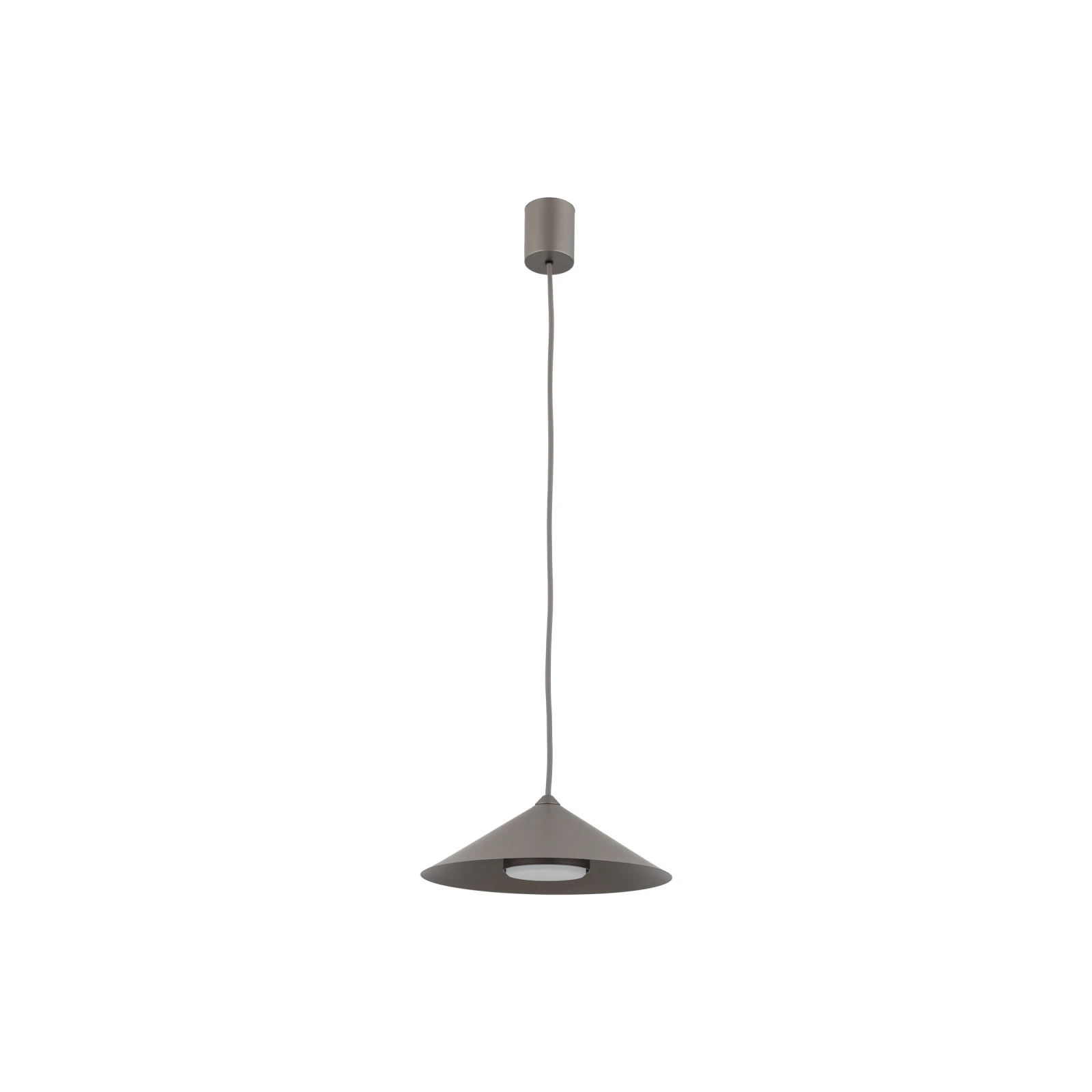 Pendant light S 11 W – conical, warm brown, GX53 socket