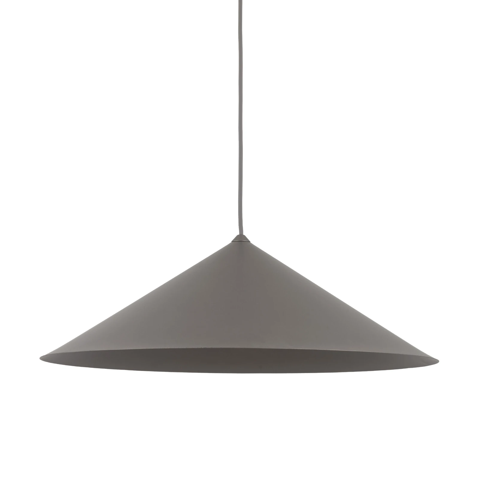 Pendant light XL 11 W – conical, warm brown, GX53 socket