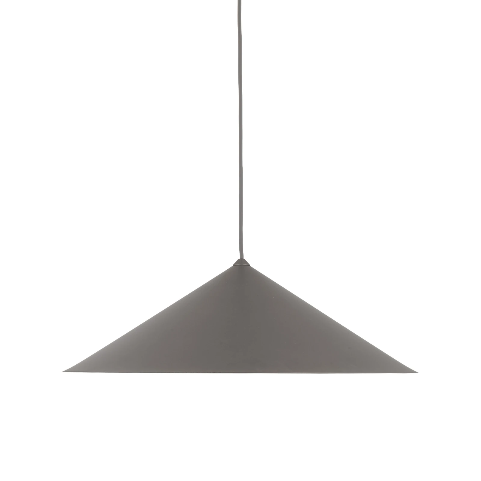 Pendant light XL 11 W – conical, warm brown, GX53 socket