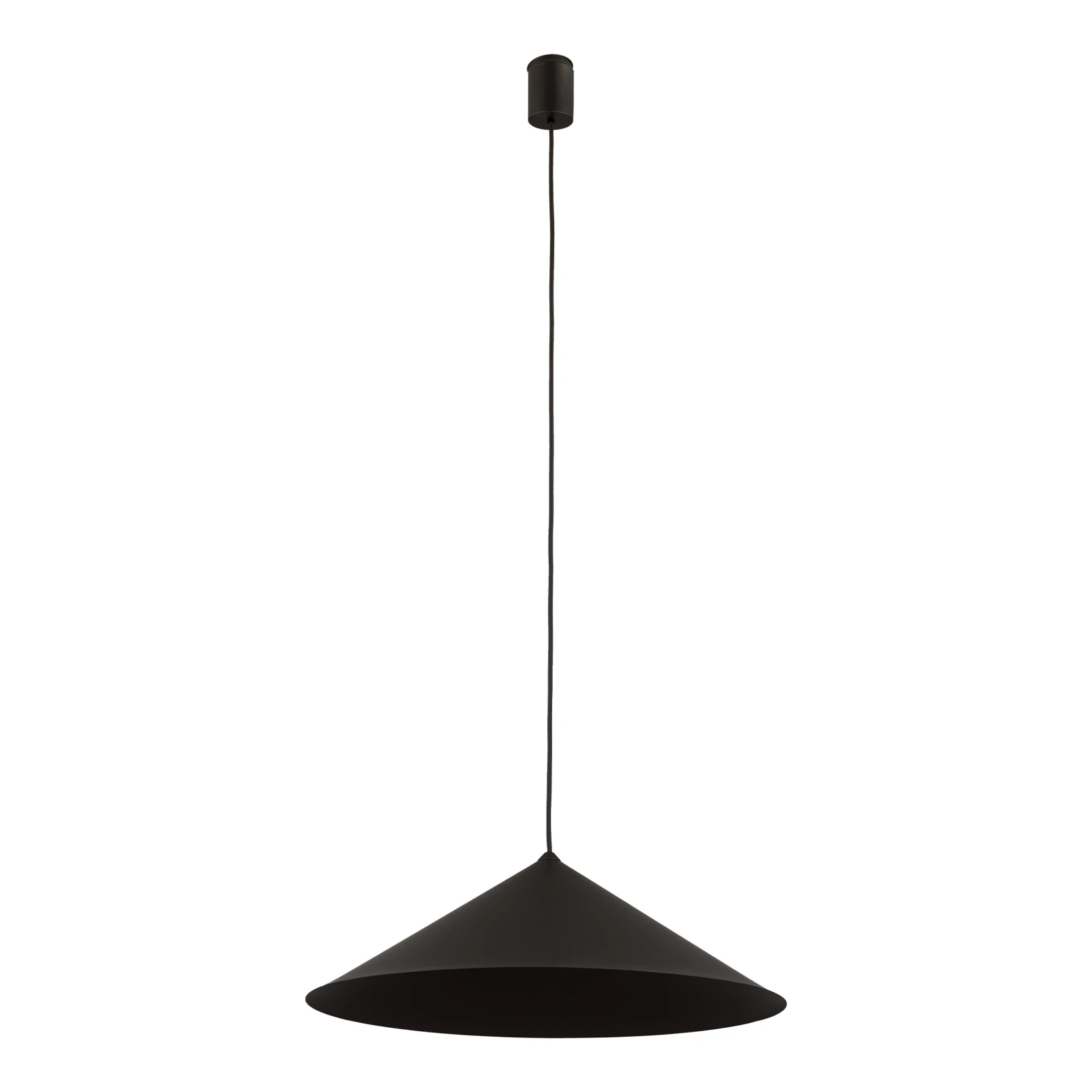 Pendant light XL 11 W – conical, warm brown, GX53 socket