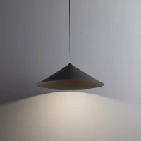 Pendant light XL 11 W – conical, warm brown, GX53 socket - Image 1