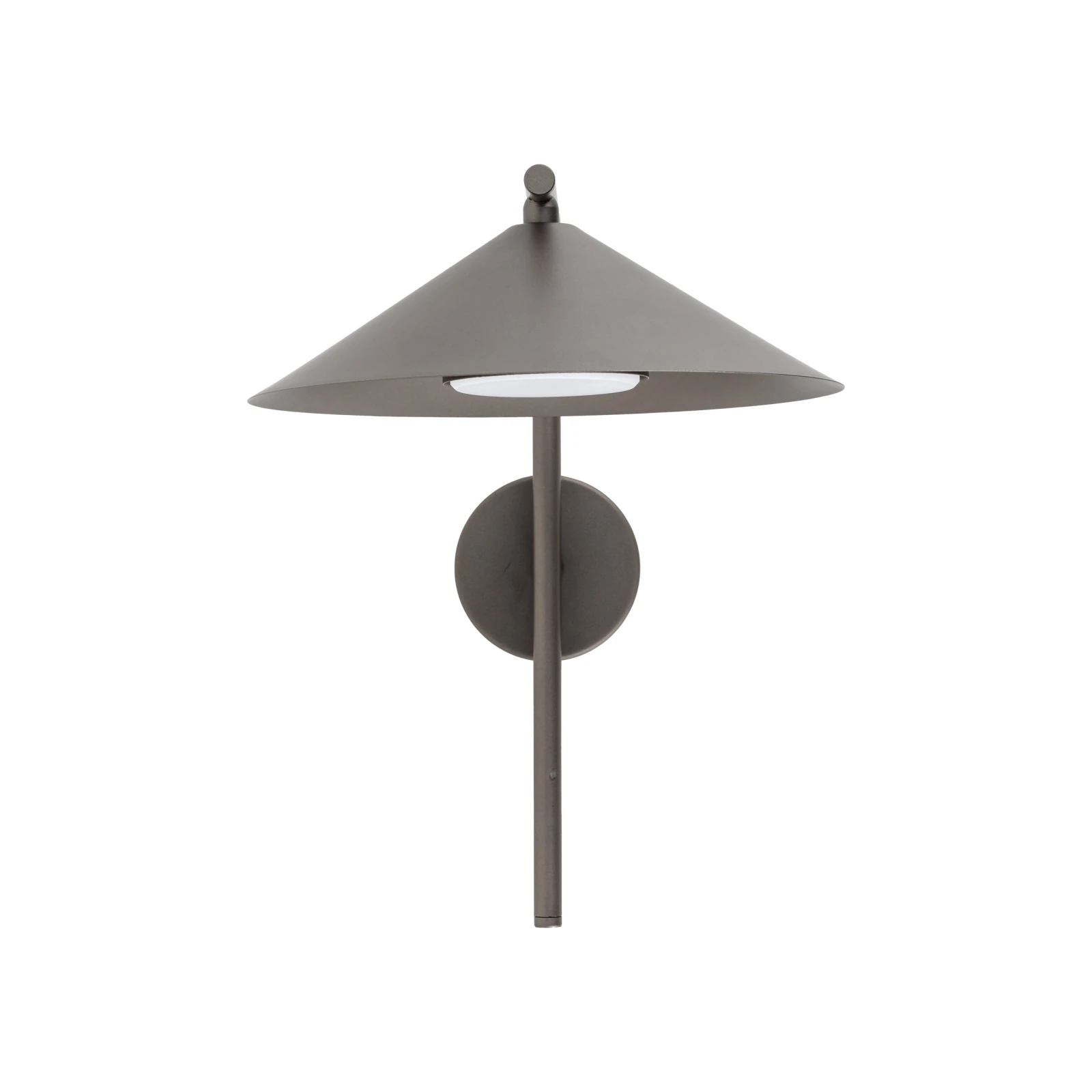 Wall light 11 W – conical, brown taupe, GX53