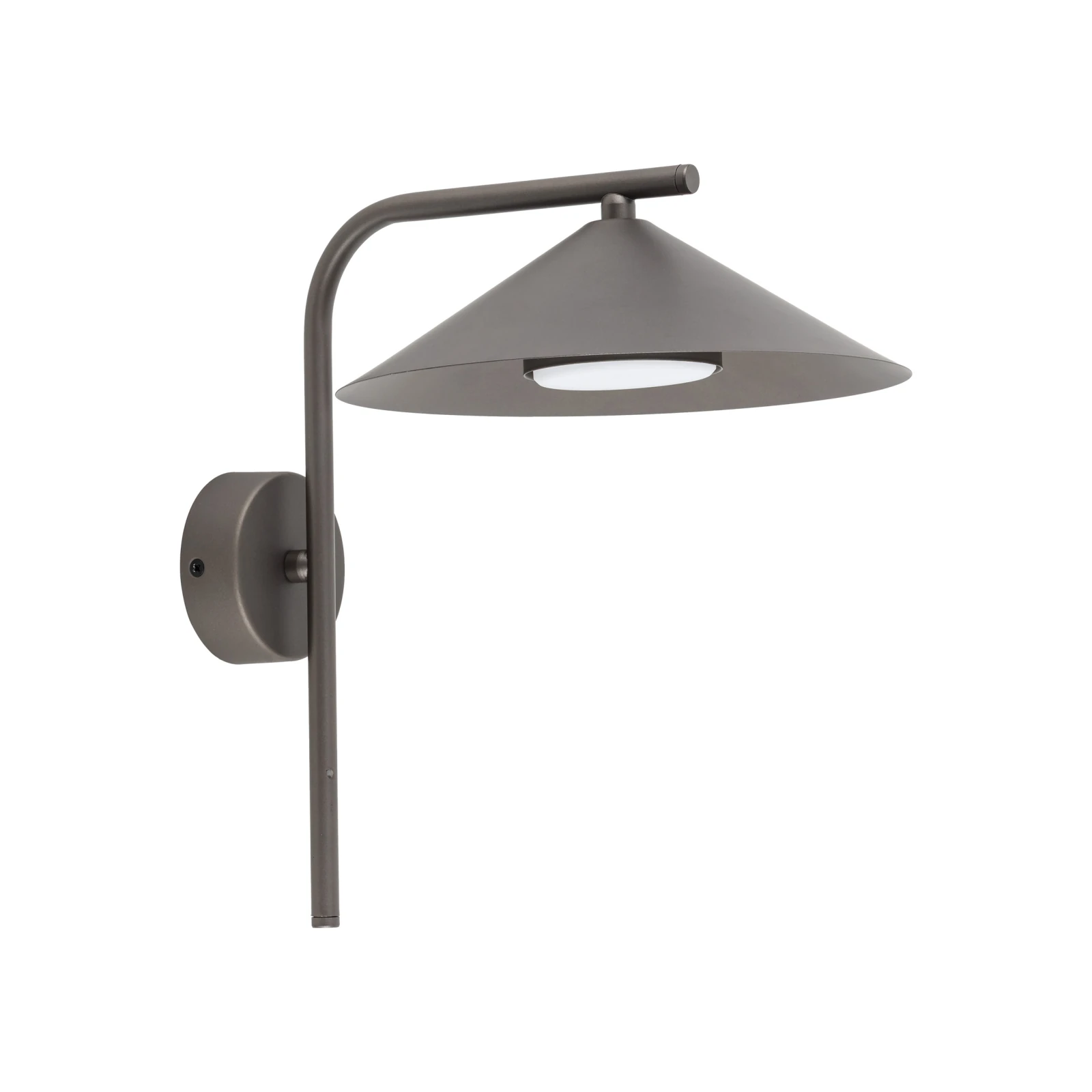 Wall light 11 W – conical, brown taupe, GX53