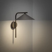 Wall light 11 W – conical, brown taupe, GX53 - Image 1