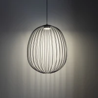 Pendant light 11 W – openwork, black, GX53 - Image 4