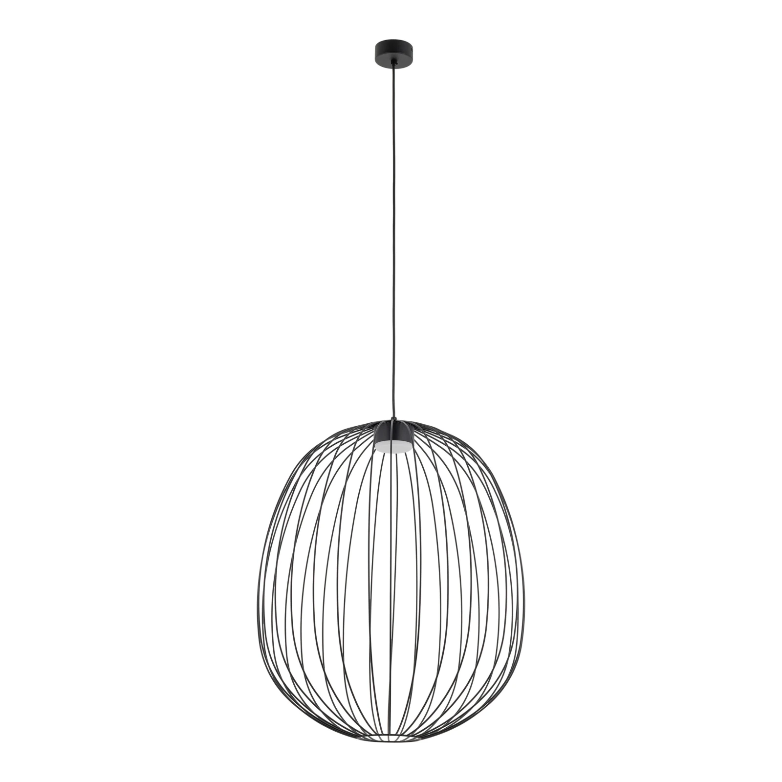 Pendant light 11 W – openwork, black, GX53