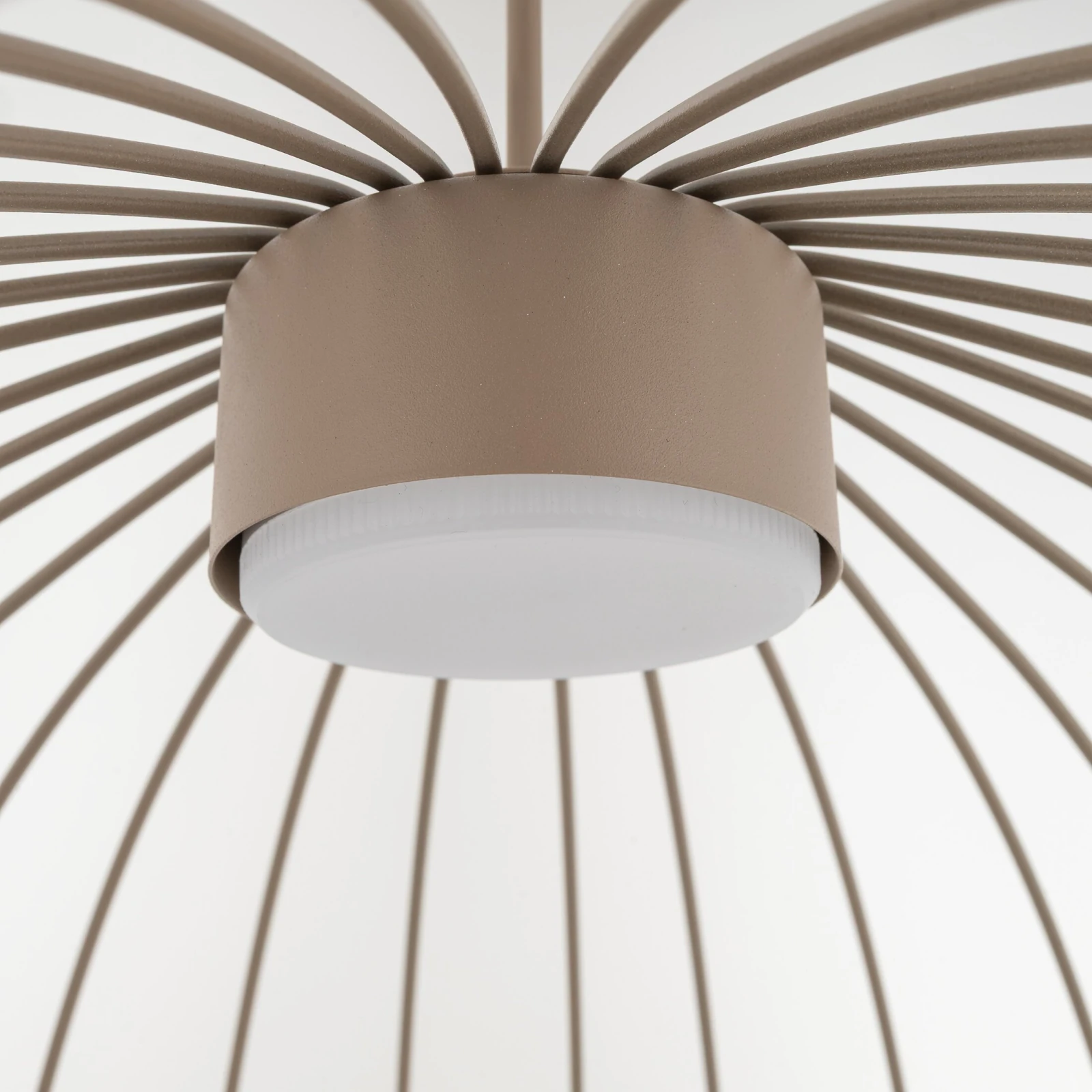 Pendant light 11 W – openwork, beige, GX53