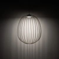 Pendant light 11 W – openwork, beige, GX53 - Image 1