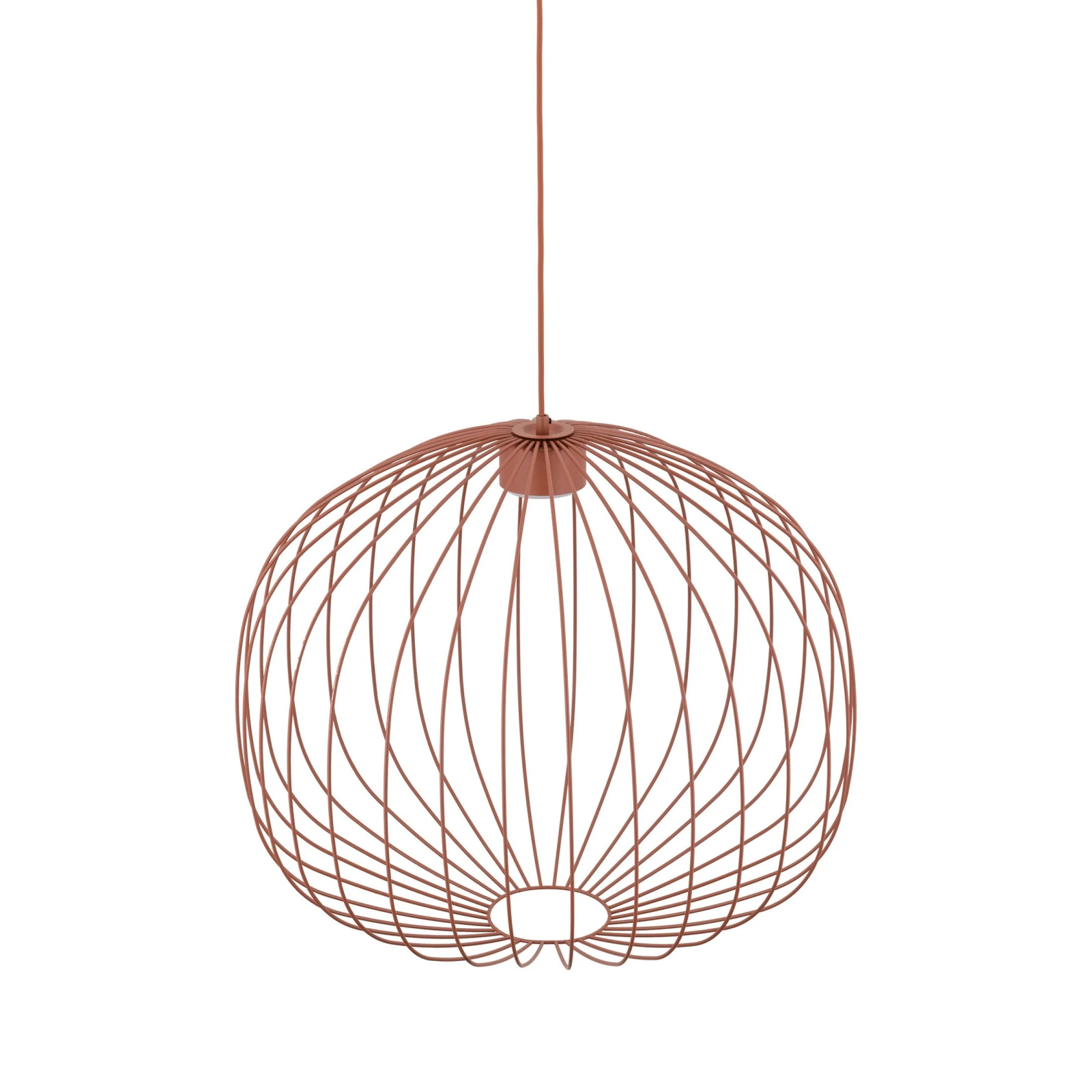 Pendant light 11 W – openwork, terracotta, GX53