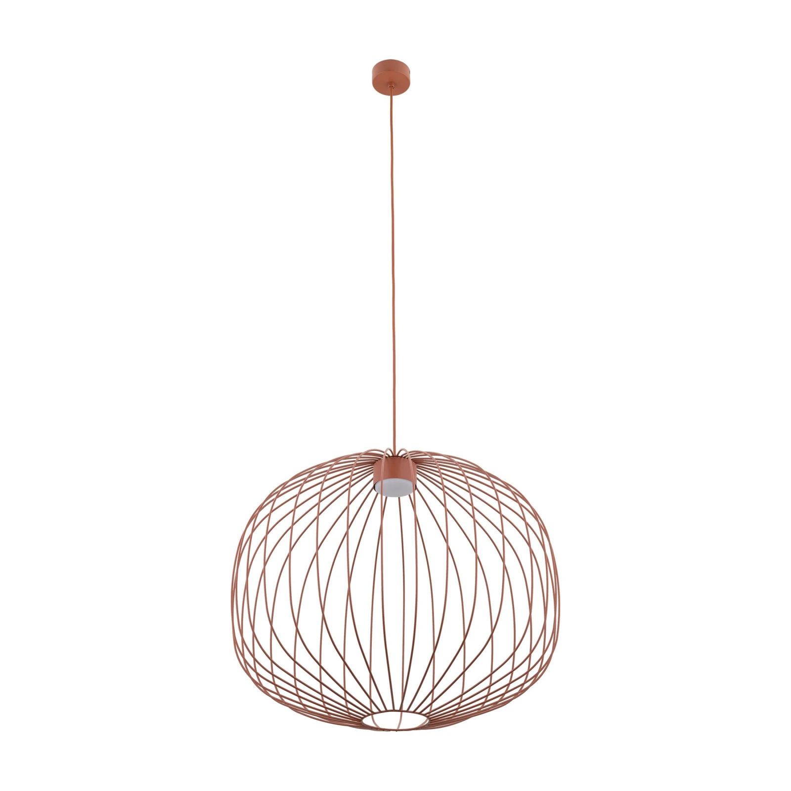 Pendant light 11 W – openwork, terracotta, GX53
