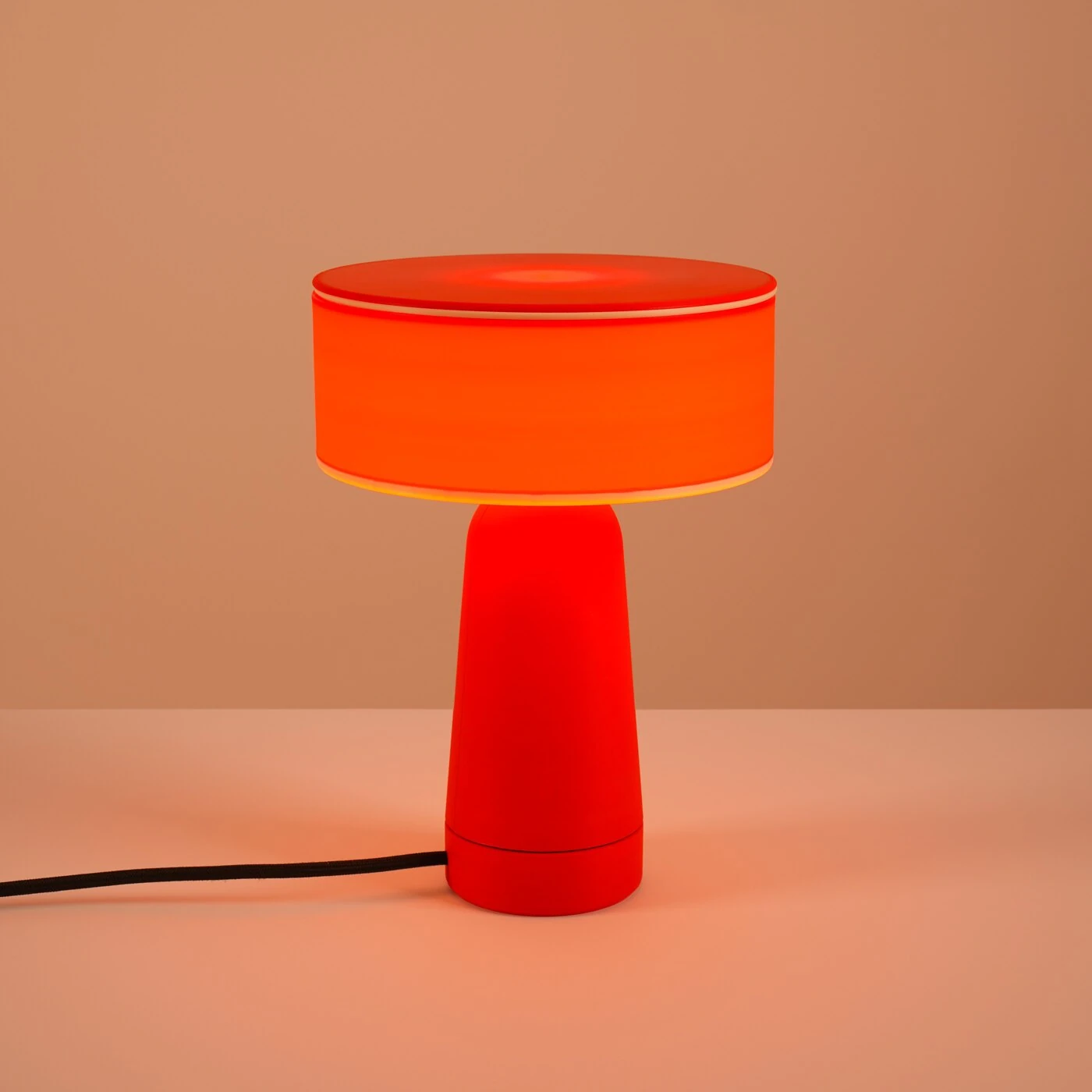 Stalinis šviestuvas 20 cm – apvalus, raudonas, G9 LED