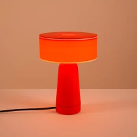 Stalinis šviestuvas 20 cm – apvalus, raudonas, G9 LED - Nuotrauka 4