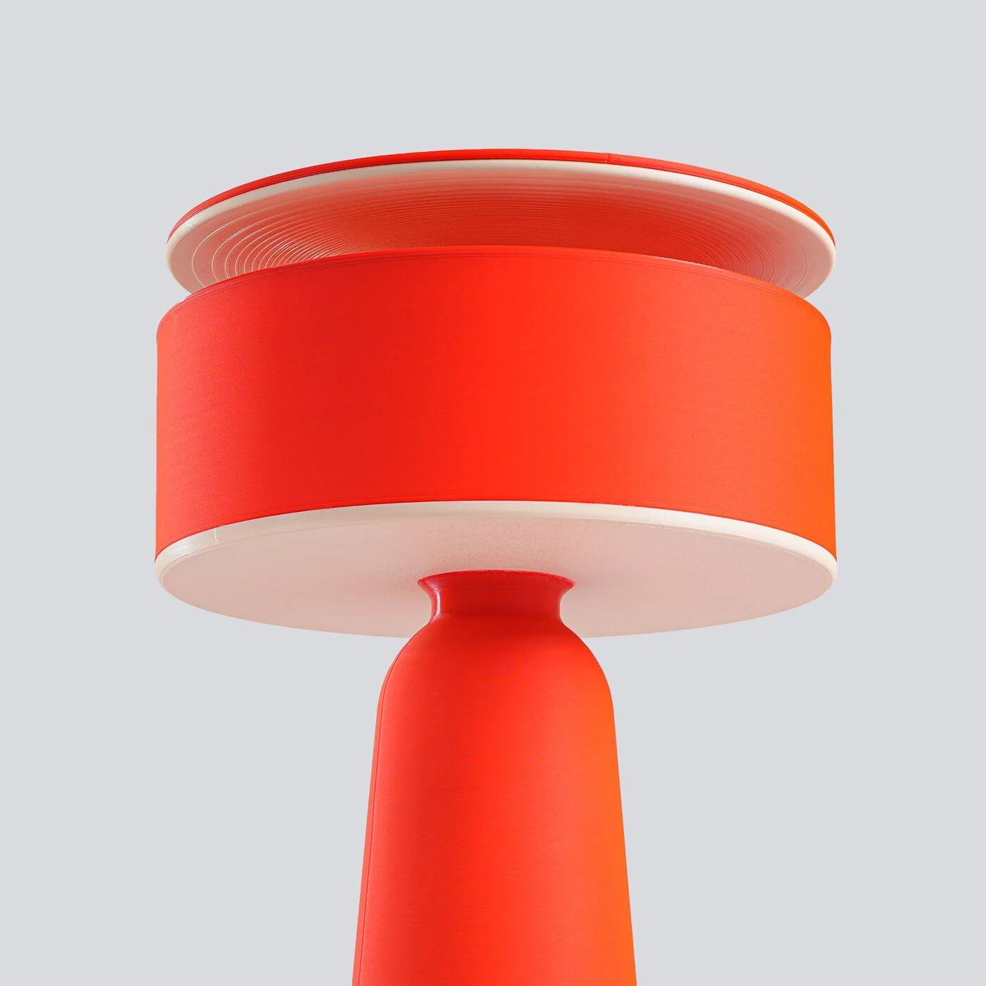 Stalinis šviestuvas 20 cm – apvalus, raudonas, G9 LED