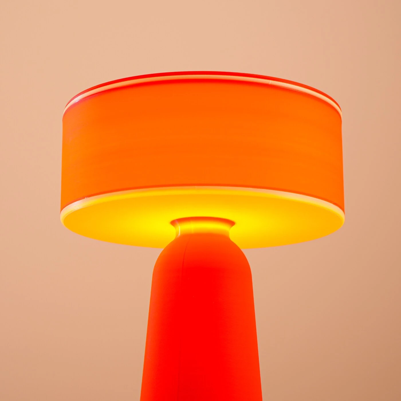 Stalinis šviestuvas 20 cm – apvalus, raudonas, G9 LED
